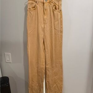 Zara Light Orange Pants